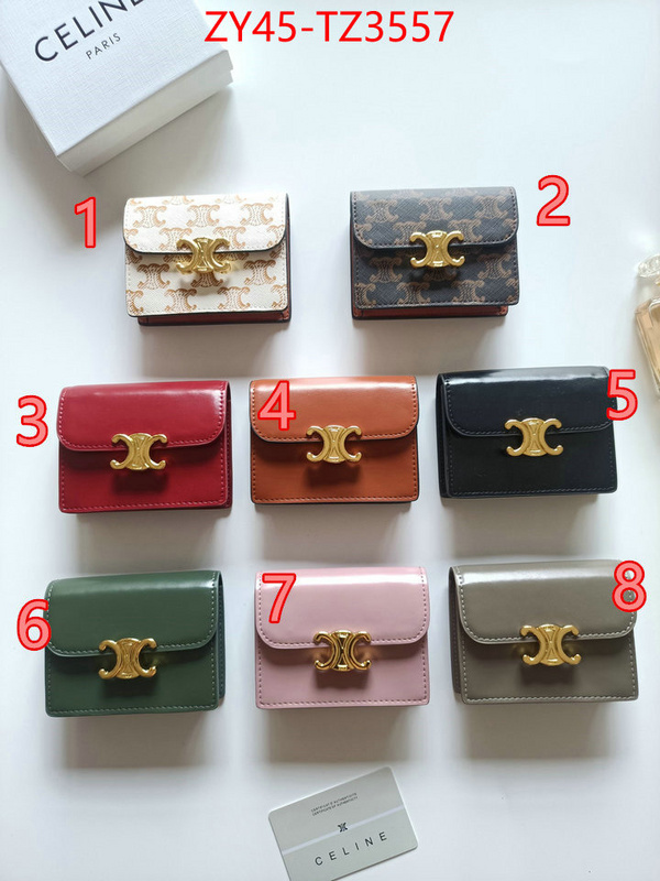 CELINE Bags(4A)-Wallet wholesale 2024 replica ID: TZ3557 $: 45USD,