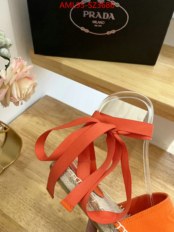 Women Shoes-Prada good quality replica ID: SZ3686 $: 95USD