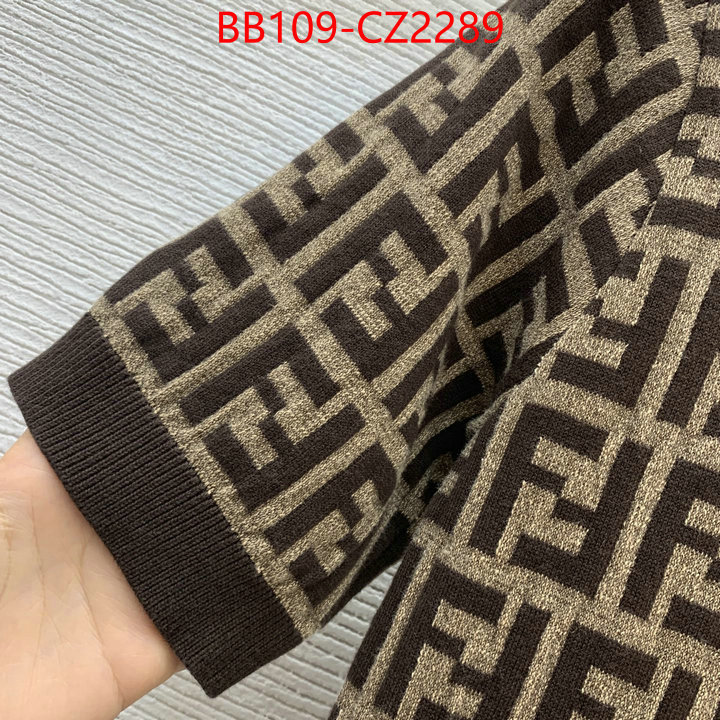 Clothing-Fendi designer 1:1 replica ID: CZ2289 $: 109USD
