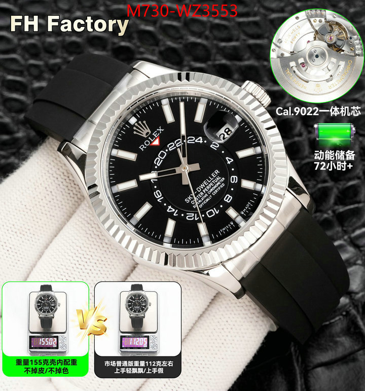 Watch(TOP)-Rolex 7 star quality designer replica ID: WZ3553 $: 730USD
