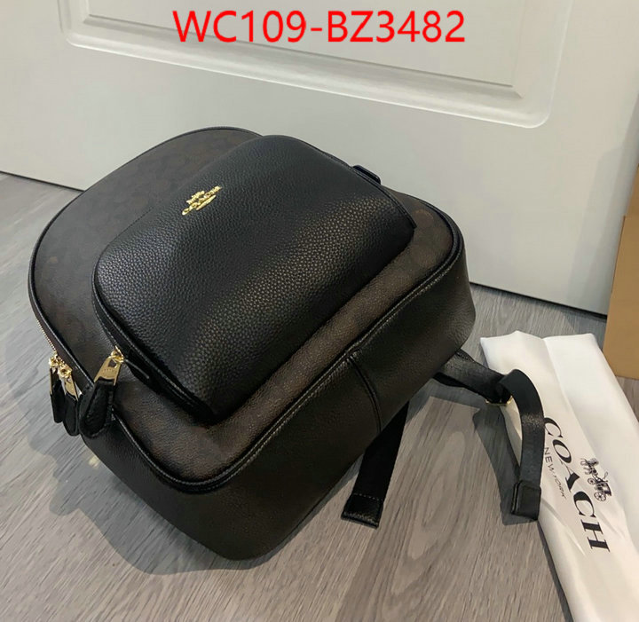 Coach Bags(4A)-Backpack- aaaaa replica ID: BZ3482 $: 109USD,