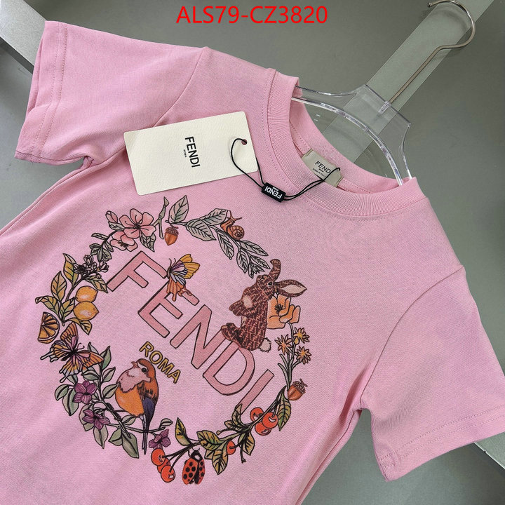 Kids clothing-Fendi highest quality replica ID: CZ3820 $: 79USD
