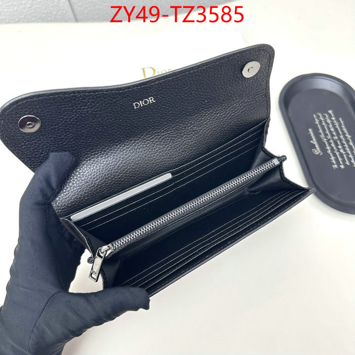 Dior Bags(4A)-Wallet- fake high quality ID: TZ3585 $: 49USD,