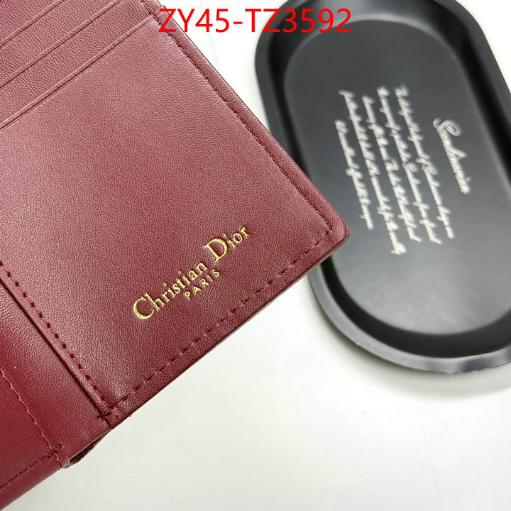 Dior Bags(4A)-Wallet- top quality website ID: TZ3592 $: 45USD,