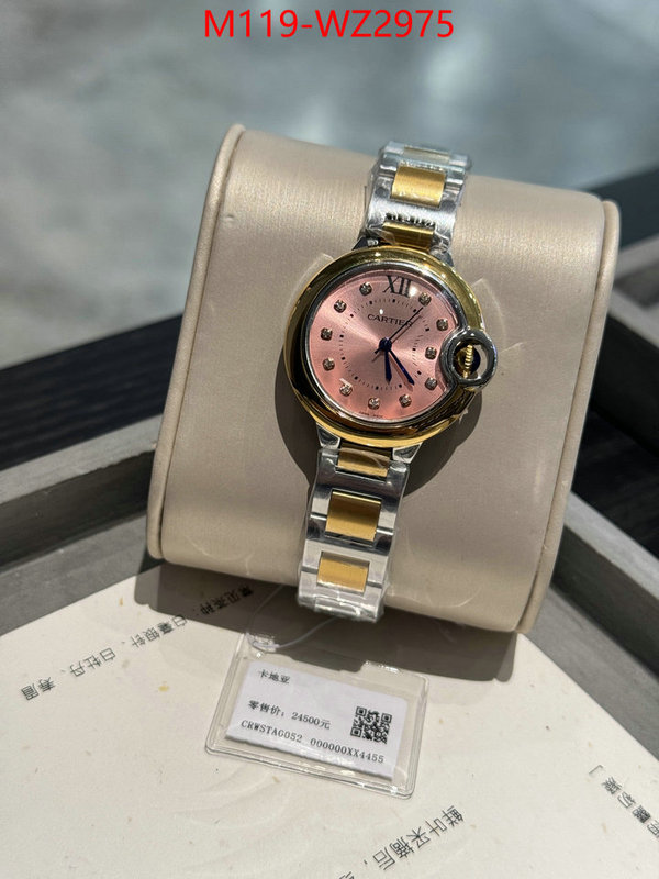 Watch(4A)-Cartier buy best quality replica ID: WZ2975 $: 119USD