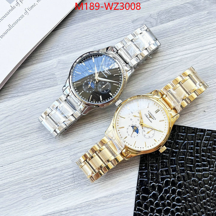 Watch(4A)-Longines the quality replica ID: WZ3008 $: 189USD-shoes yupoo Watch(4A)-Longines the quality replica ID: WZ3008 $: 189USD