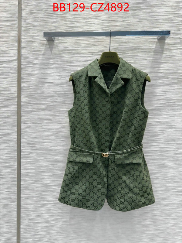 Clothing-Gucci top 1:1 replica ID: CZ4892 $: 129USD