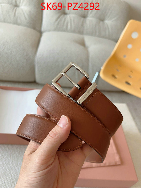 Belts-MIU MIU buy aaaaa cheap ID: PZ4292 $: 69USD