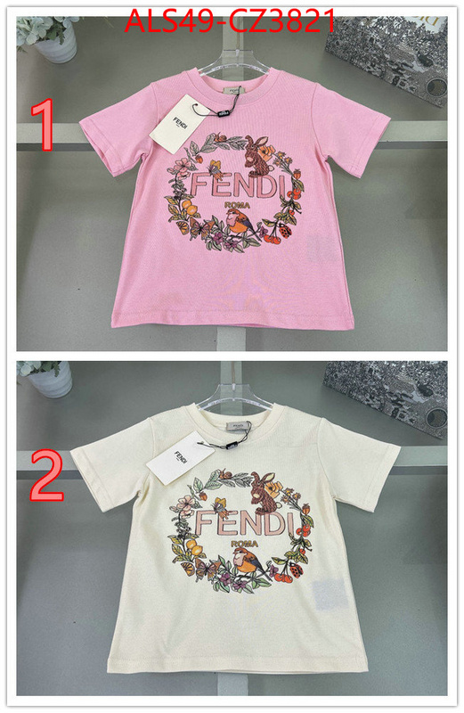Kids clothing-Fendi for sale online ID: CZ3821 $: 49USD