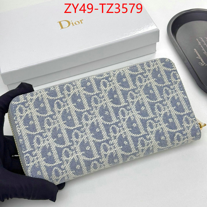 Dior Bags(4A)-Wallet- replica best ID: TZ3579 $: 49USD,
