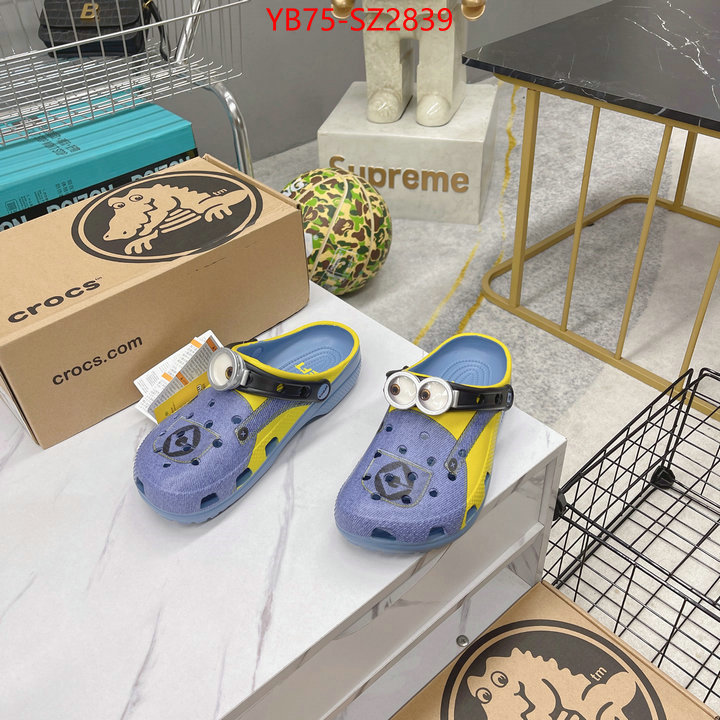 Men Shoes-Crocs replica aaaaa designer ID: SZ2839 $: 75USD