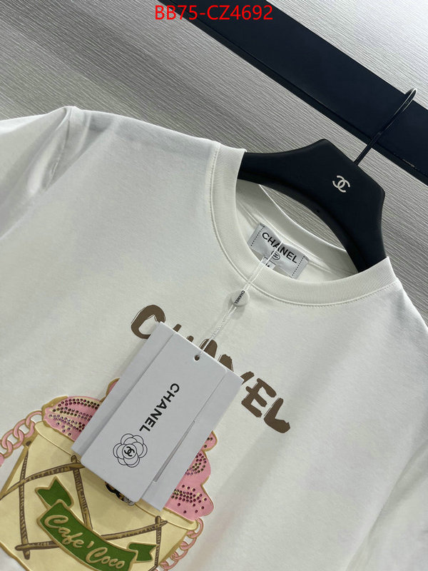 Clothing-Chanel fashion designer ID: CZ4692 $: 75USD