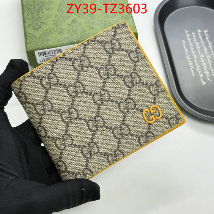 Gucci Bags(4A)-Wallet- 2024 replica wholesale cheap sales online ID: TZ3603 $: 39USD,