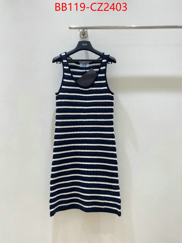 Clothing-Prada copy ID: CZ2403 $: 119USD