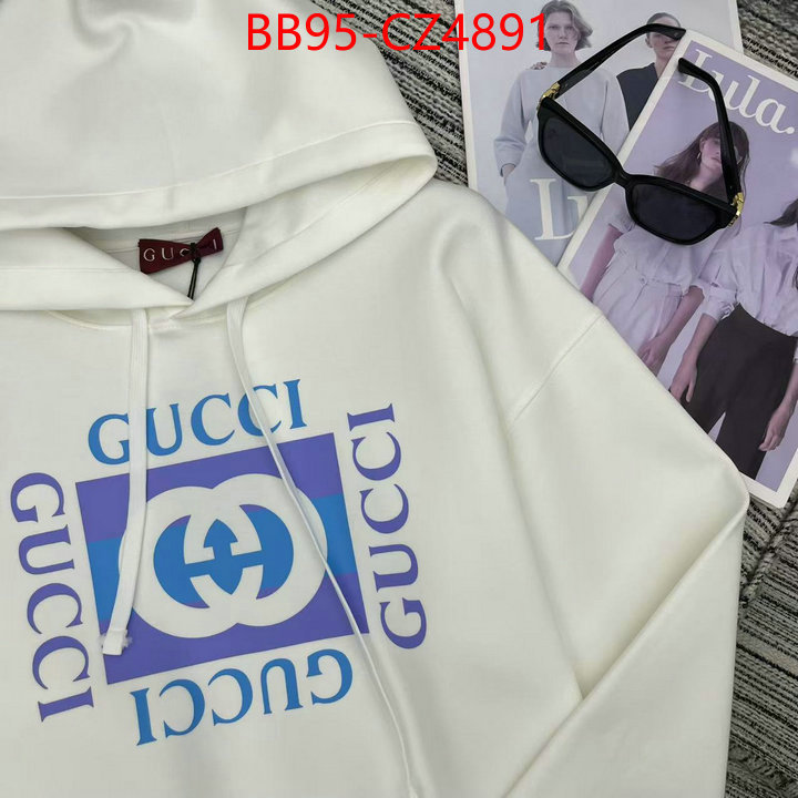 Clothing-Gucci high-end designer ID: CZ4891 $: 95USD
