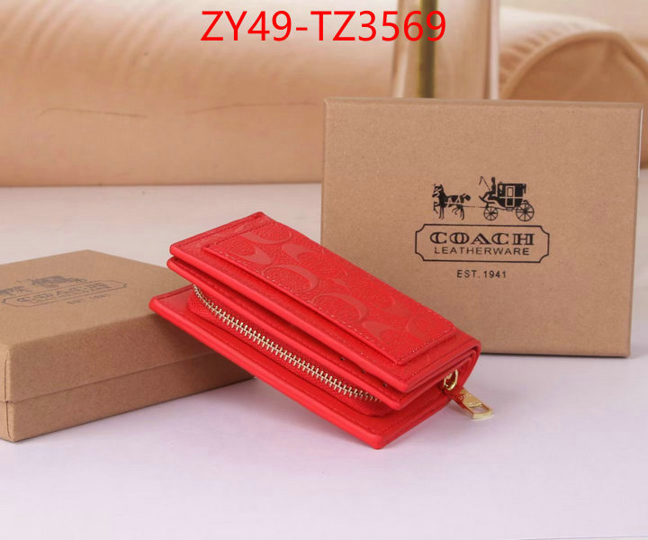Coach Bags(4A)-Wallet what ID: TZ3569 $: 49USD,