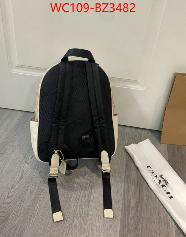 Coach Bags(4A)-Backpack- aaaaa replica ID: BZ3482 $: 109USD,