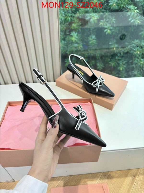 Women Shoes-Miu Miu 1:1 replica ID: SZ2046 $: 129USD