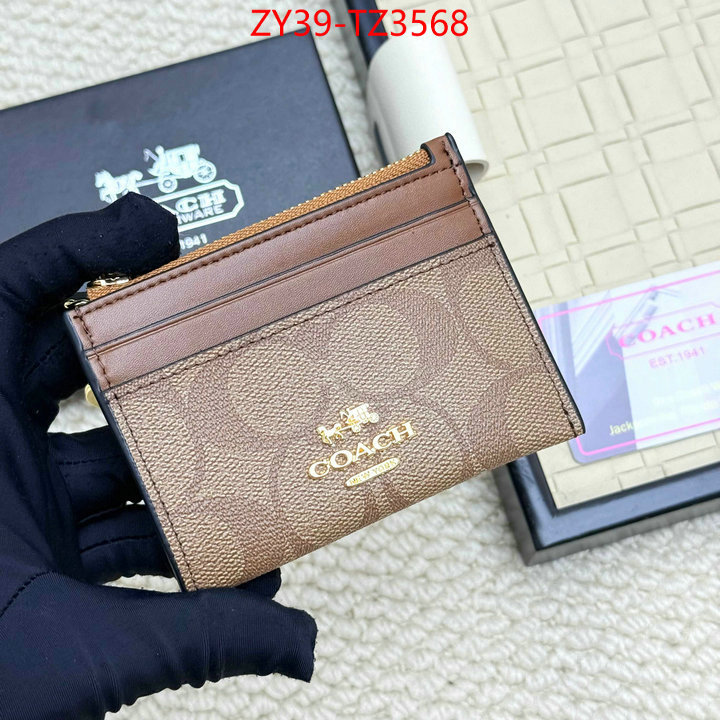 Coach Bags(4A)-Wallet high quality replica ID: TZ3568 $: 39USD,
