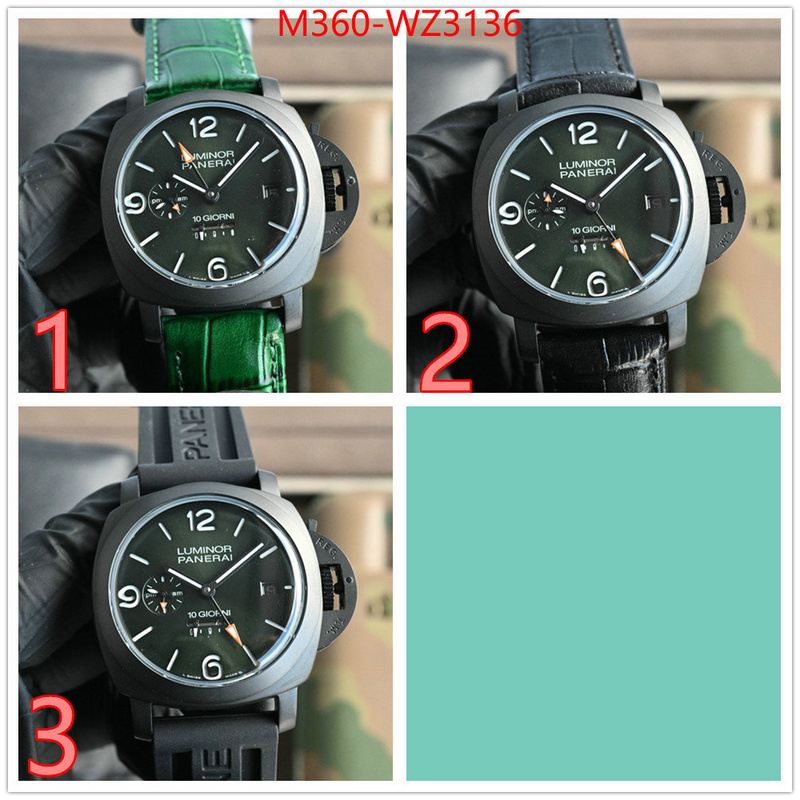 Watch(TOP)-Panerai where can i buy the best quality ID: WZ3136 $: 360USD