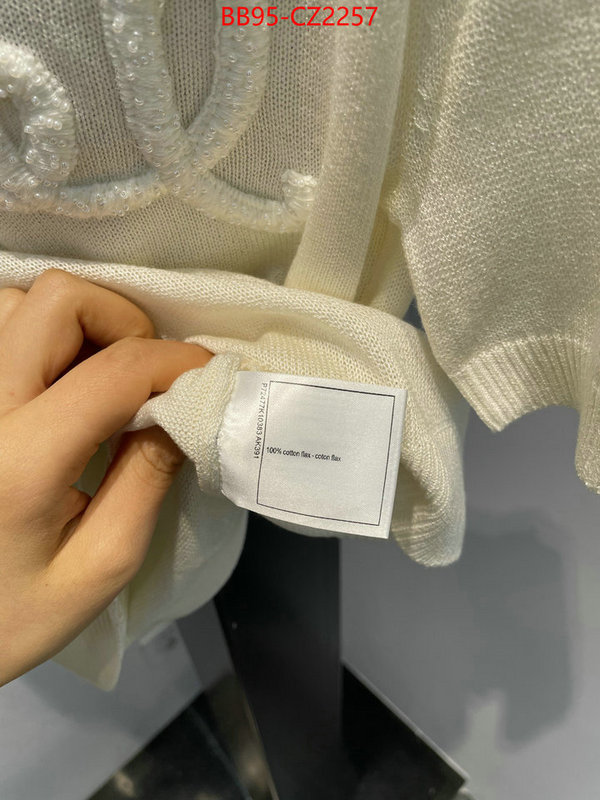 Clothing-Chanel quality aaaaa replica ID: CZ2257 $: 95USD