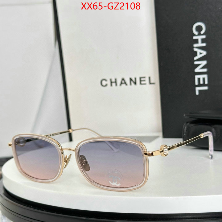Glasses-Chanel replica 1:1 ID: GZ2108 $: 65USD