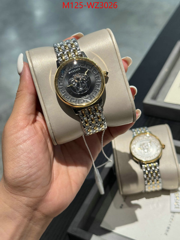 Watch(4A)-Versace knockoff highest quality ID: WZ3026 $: 125USD