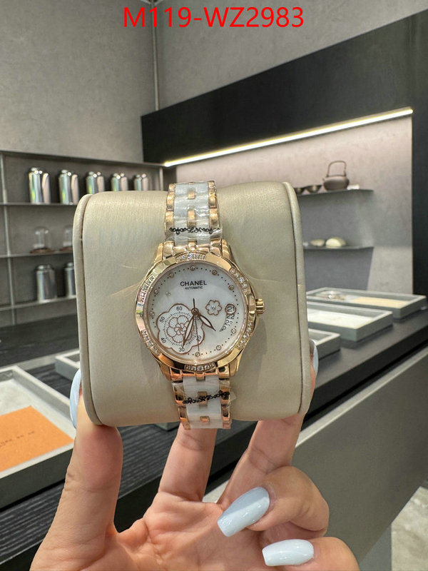 Watch(4A)-Chanel replica aaaaa designer ID: WZ2983 $: 119USD