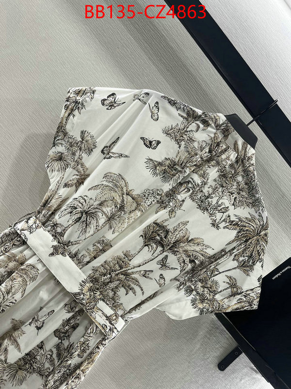 Clothing-Dior top perfect fake ID: CZ4863 $: 135USD