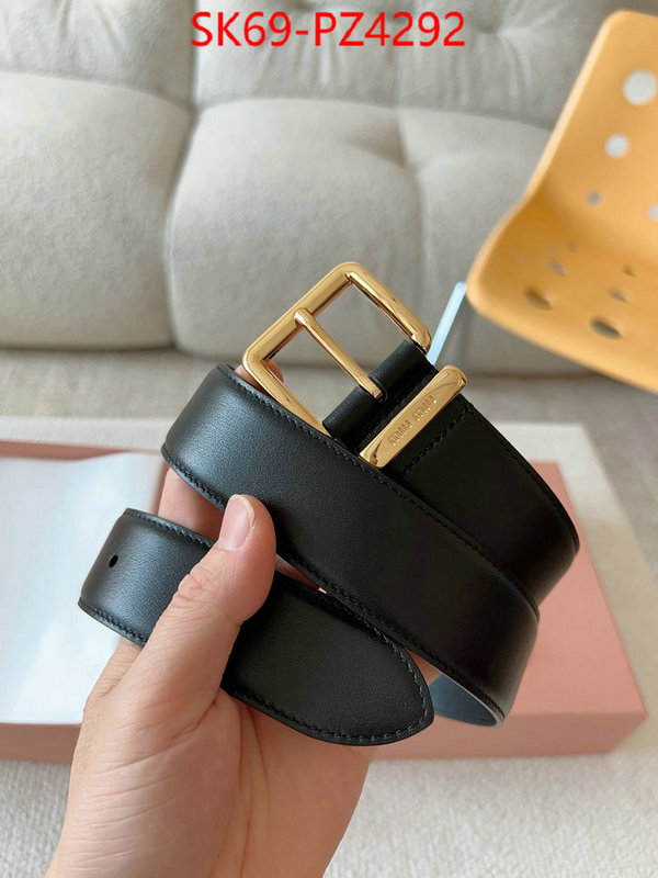 Belts-MIU MIU buy aaaaa cheap ID: PZ4292 $: 69USD