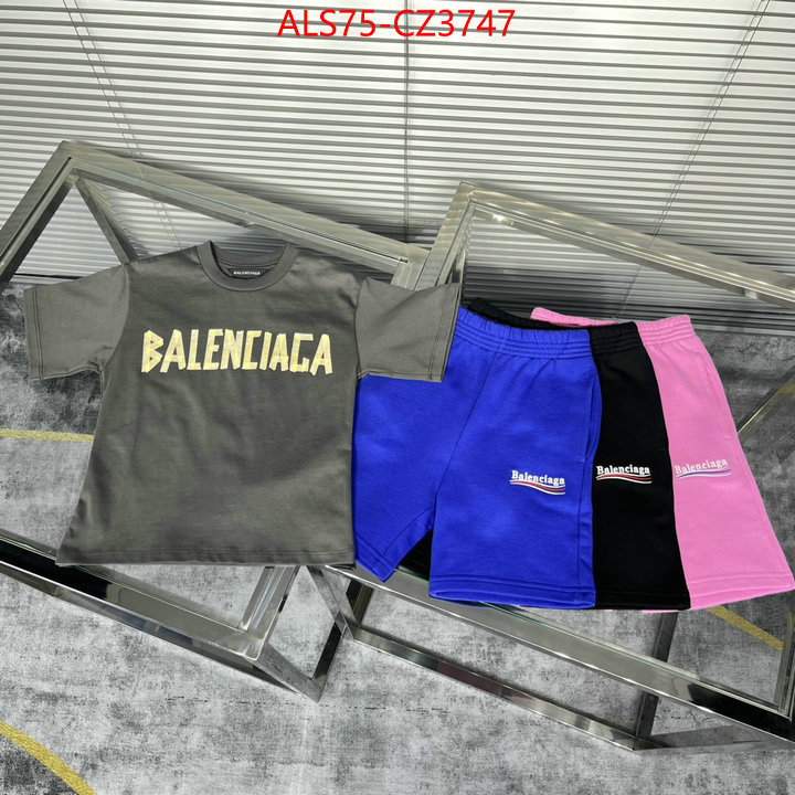Kids clothing-Balenciaga best quality replica ID: CZ3747 $: 75USD
