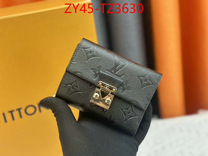 LV Bags(4A)-Wallet where to buy replicas ID: TZ3630 $: 45USD,