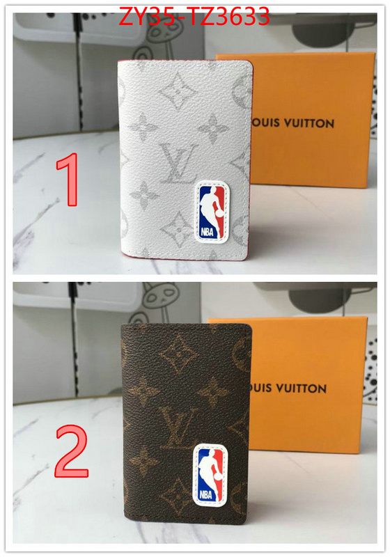 LV Bags(4A)-Wallet fake high quality ID: TZ3633 $: 35USD,