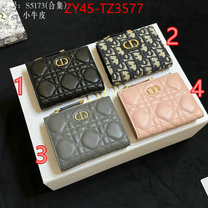 Dior Bags(4A)-Wallet- the highest quality fake ID: TZ3577 $: 45USD,