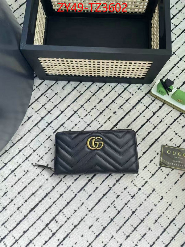 Gucci Bags(4A)-Wallet- aaaaa replica ID: TZ3602 $: 49USD,