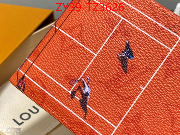 LV Bags(4A)-Wallet what's best ID: TZ3626 $: 39USD,