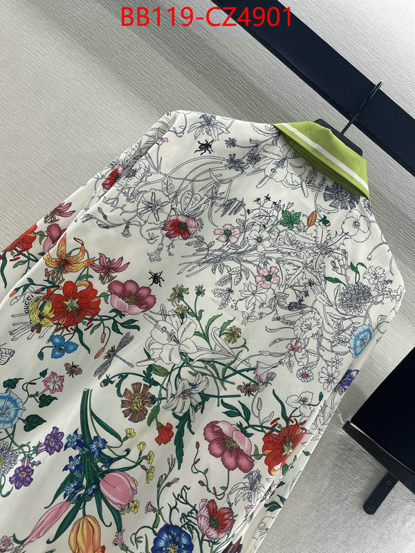 Clothing-Gucci top designer replica ID: CZ4901 $: 119USD