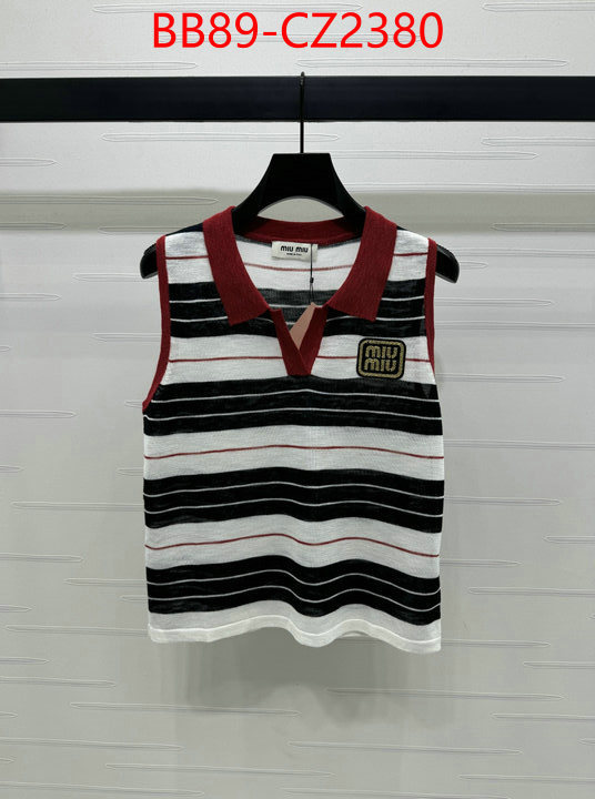Clothing-MIU MIU styles & where to buy ID: CZ2380 $: 89USD