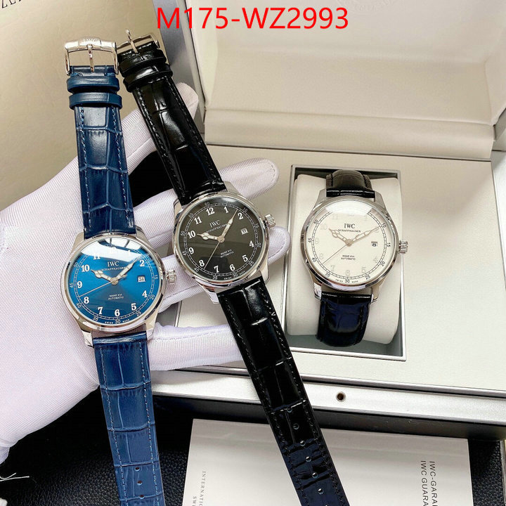Watch(4A)-IWC best quality fake ID: WZ2993 $: 175USD-shoes yupoo Watch(4A)-IWC best quality fake ID: WZ2993 $: 175USD