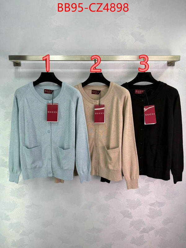 Clothing-Gucci top brands like ID: CZ4898 $: 95USD