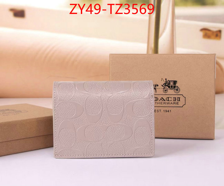 Coach Bags(4A)-Wallet what ID: TZ3569 $: 49USD,
