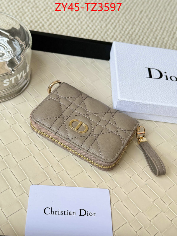 Dior Bags(4A)-Wallet- new designer replica ID: TZ3597 $: 45USD,