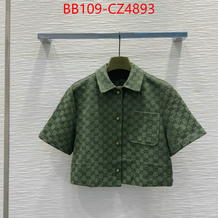 Clothing-Gucci replica best ID: CZ4893 $: 109USD