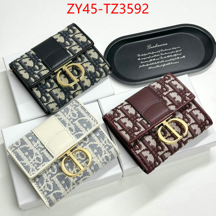 Dior Bags(4A)-Wallet- top quality website ID: TZ3592 $: 45USD,