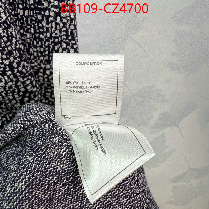 Clothing-Chanel what is a 1:1 replica ID: CZ4700 $: 109USD