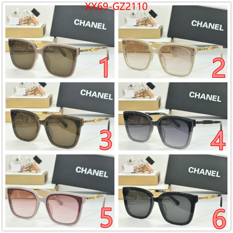 Glasses-Chanel shop designer replica ID: GZ2110 $: 69USD
