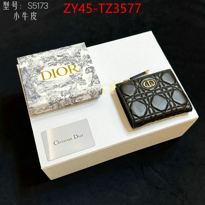 Dior Bags(4A)-Wallet- the highest quality fake ID: TZ3577 $: 45USD,