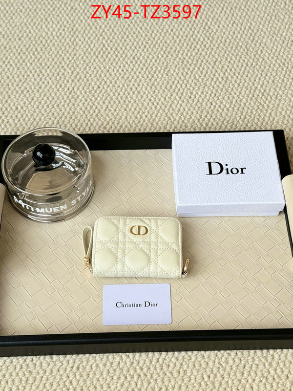 Dior Bags(4A)-Wallet- new designer replica ID: TZ3597 $: 45USD,