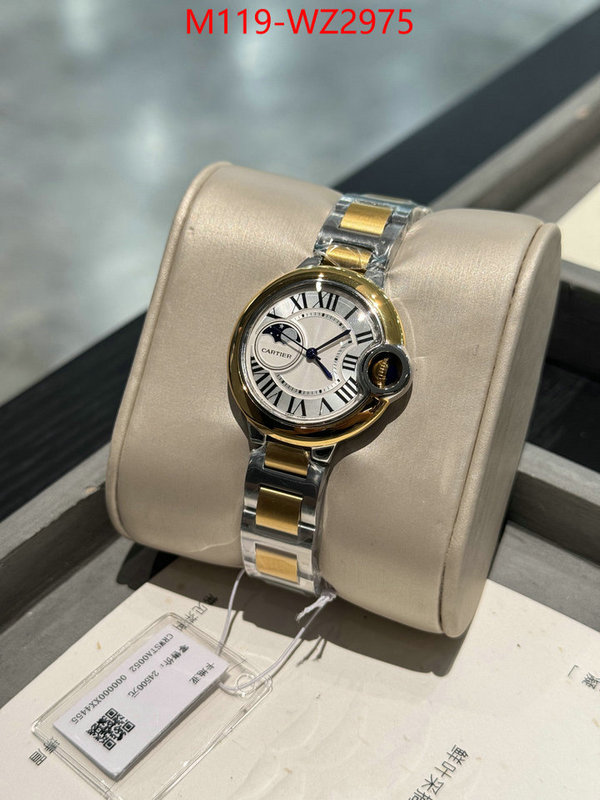 Watch(4A)-Cartier buy best quality replica ID: WZ2975 $: 119USD
