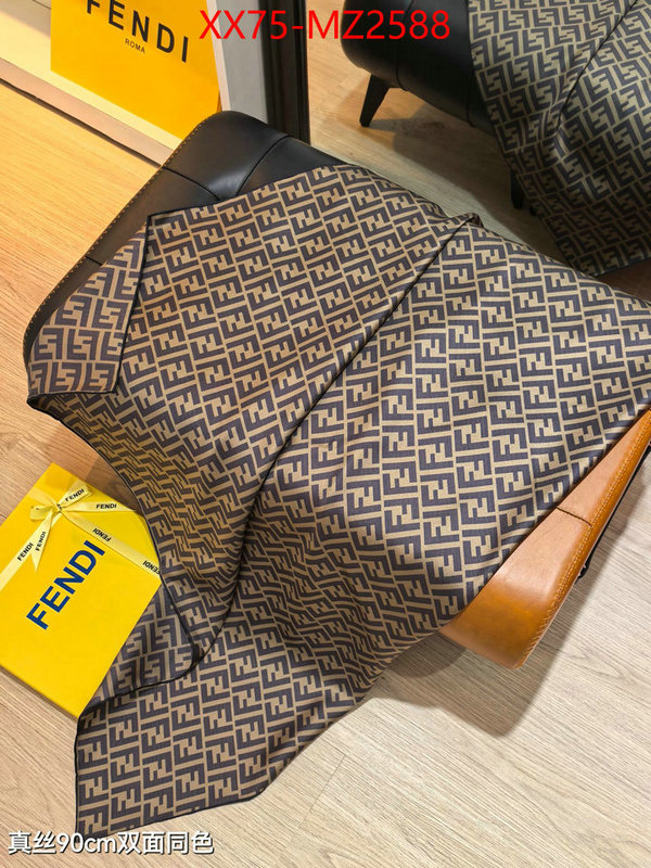 Scarf-Fendi for sale cheap now ID: MZ2588 $: 75USD